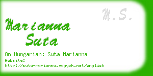 marianna suta business card